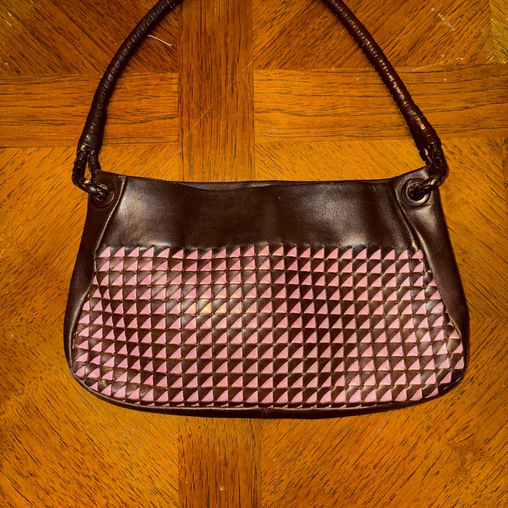 Bottega Veneta shoulder bag intrecciato bicolor